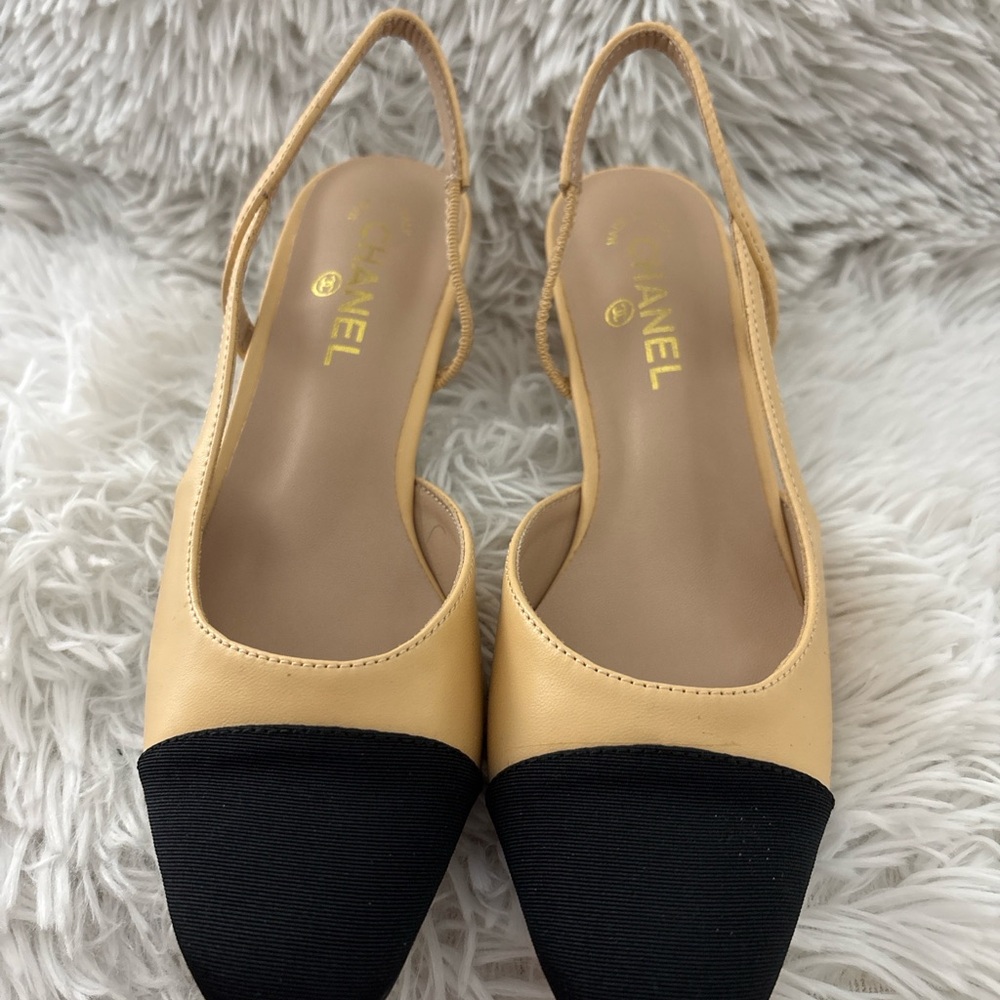 Chanel Slingback Heels